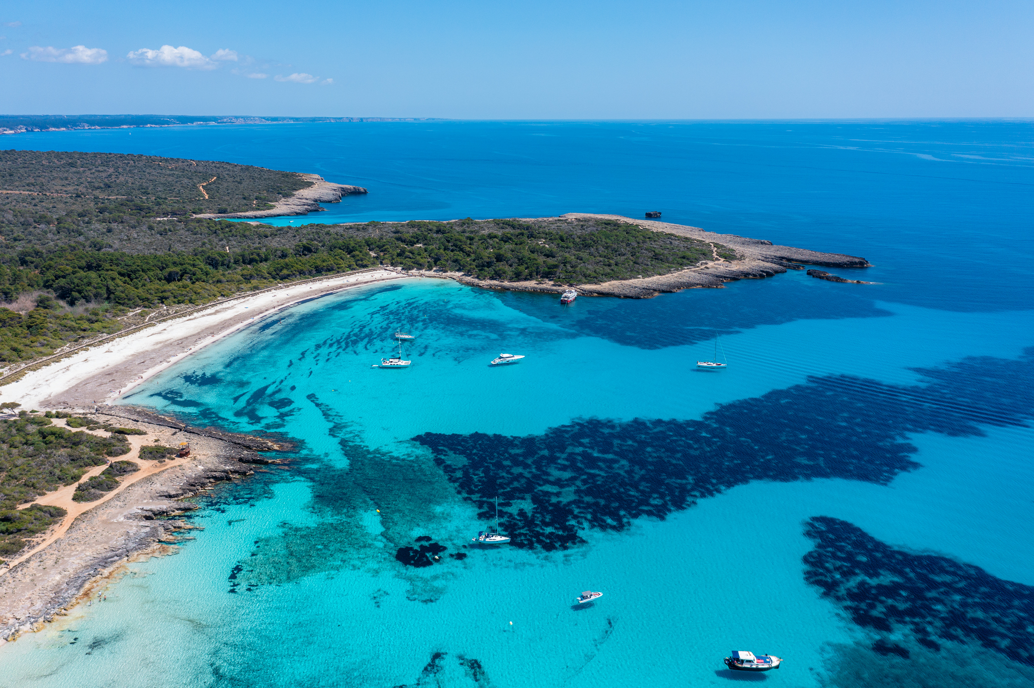 Vista aérea de Menorca. TURISMO DE MENORCA