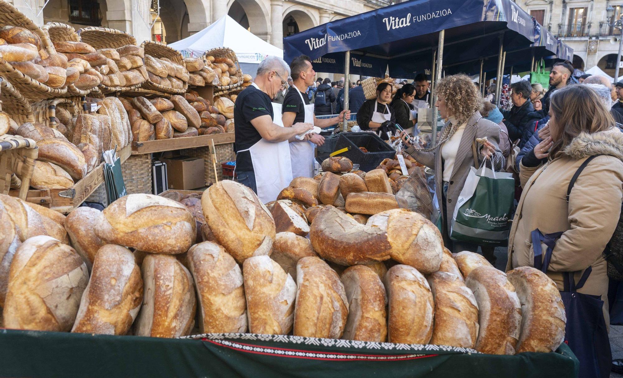 Mercado de Navidad en la Plaza Nueva. Alex Larretxi