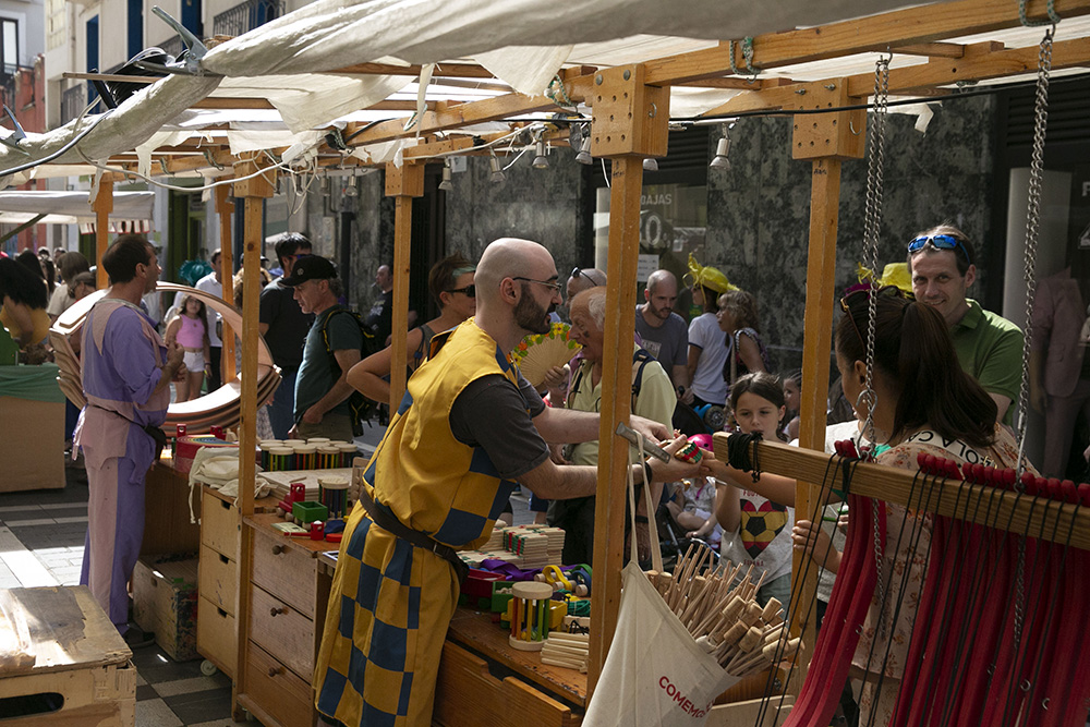 Una edición pasada del Mercado Medieval de los Tres Burgos. Foto: Ayuntamiento de Pamplona