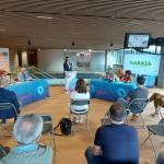 Participantes en la mesa redonda sobre el modelo cooperativo de Onda Vasca