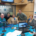 Nekane Bilbao, Karmele Irureta, Iñigo Murga y Joseba Izaga con Txema Gutiérrez en ONDA VASCA