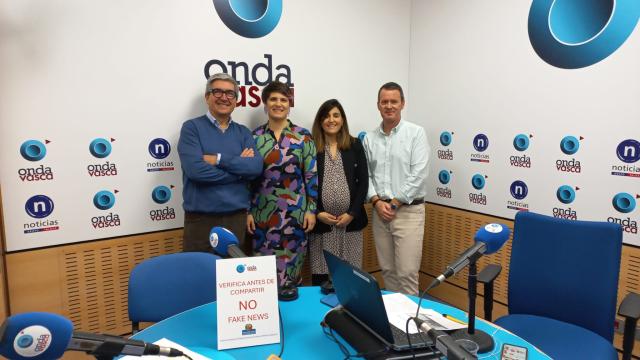  Arantza Atutxa, diputada de Medio Natural y Agricultura de la Diputación Foral de Bizkaia; Irantzu Allende, viceconsejera de Transición Energética del Gobierno Vasco y Matías de Lecea, director de PreZero en País Vasco en ONDA VASCA