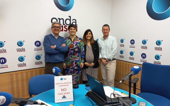  Arantza Atutxa, diputada de Medio Natural y Agricultura de la Diputación Foral de Bizkaia; Irantzu Allende, viceconsejera de Transición Energética del Gobierno Vasco y Matías de Lecea, director de PreZero en País Vasco en ONDA VASCA