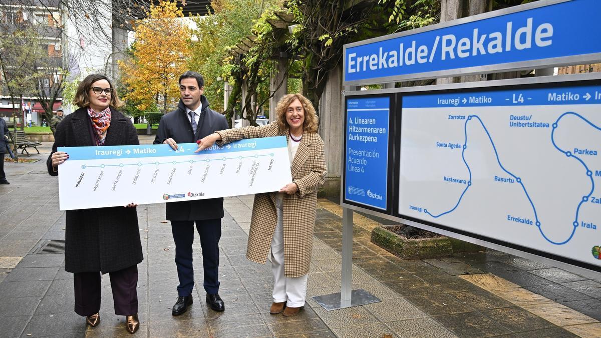 La linea 4 de Metro Bilbao entre Matiko y Rekalde comenzará a construirse en 2027. Oskar González