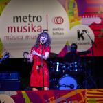 Una de las participantes en el Casting final de Metro Musika | Metro Bilbao