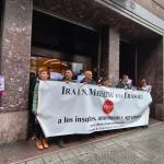 El Comité de empresa de Metro Biilbao se concentra frente a las oficinas del suburbano en la calle Navarra en Bilbao | ONDA VASCA