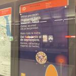 Del 1 de junio al 30 de septiembre, los viernes, sábados y vísperas de festivo (24 y 30 de julio y 14 de agosto) tienes metro toda la noche.