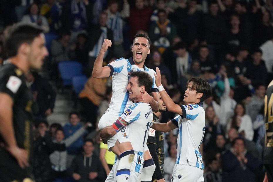 Mikel Merino, en su etapa como jugador de la Real Sociedad. RUBEN PLAZA