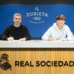 Mikel Rodríguez renovó por la Real en febrero. REAL SOCIEDAD