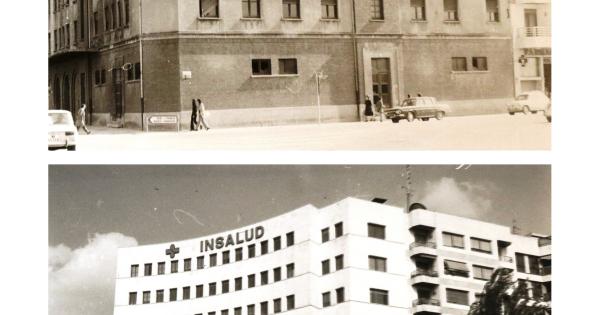 Fotografías que muestran la evolución urbanística de Pamplona. Fotos: Eusebio Mina / Ayuntamiento de Pamplona