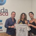 Miriam Serrano visita los estudios de Onda Vasca tras superar su reto "Respirar la vida"