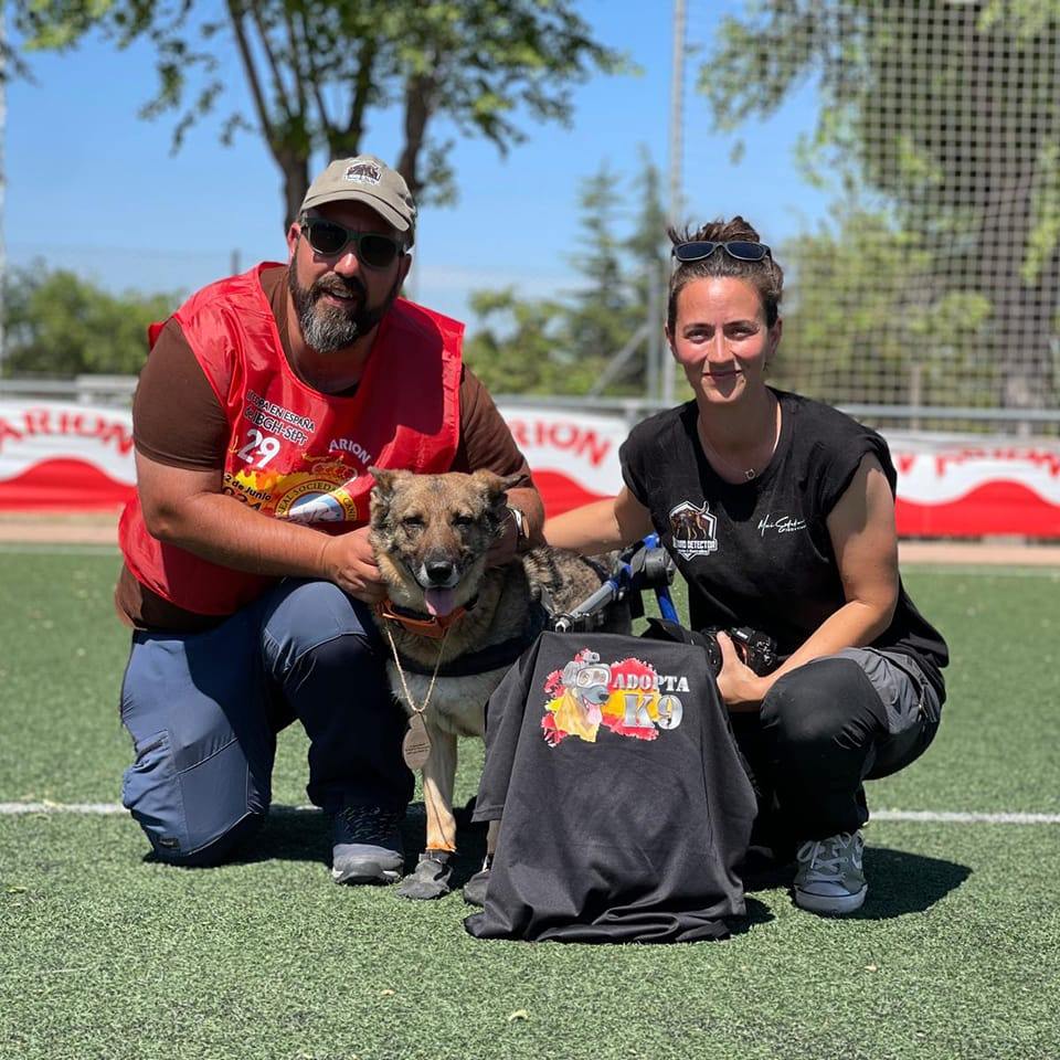 Ricardo y Elena con Mooi en la Copa de España StPr