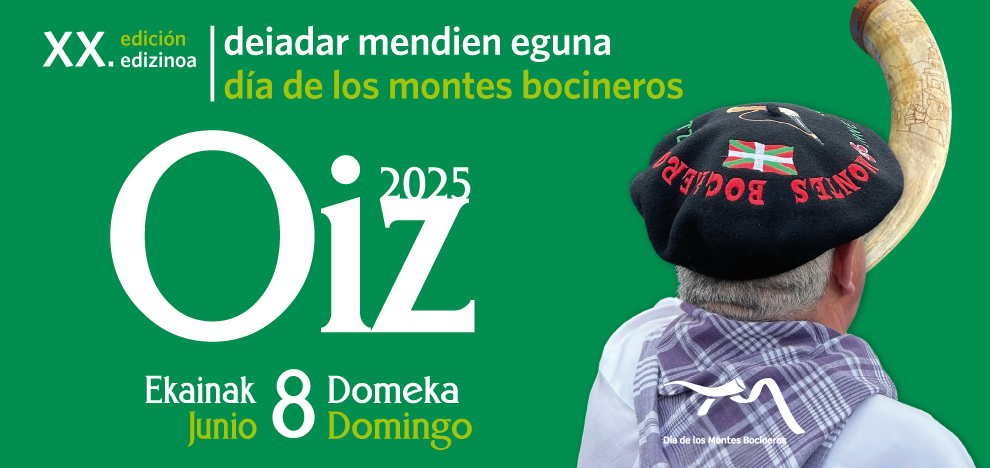 Cartel del Día de los Montes Bocineros 2025. Cartel del Día de los Montes Bocineros 2025.