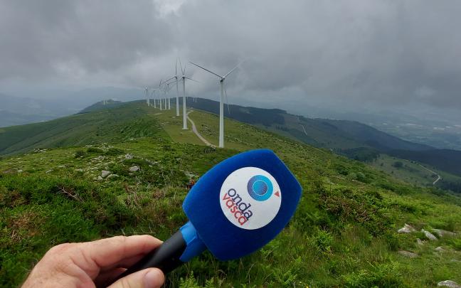 Onda Vasca en la subida a los Montes Bocineros en OIZ Onda Vasca en la subida a los Montes Bocineros en OIZ