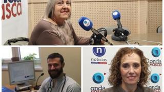 Rosa Sancho, Koldo Berganzo y Amaia Mayor en ONDA VASCA