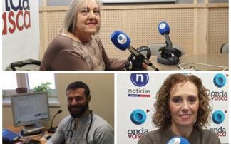 Rosa Sancho, Koldo Berganzo y Amaia Mayor en ONDA VASCA