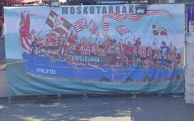 Moskotarrak se engalana este año con la gabarra del Athletic | ONDA VASCA 