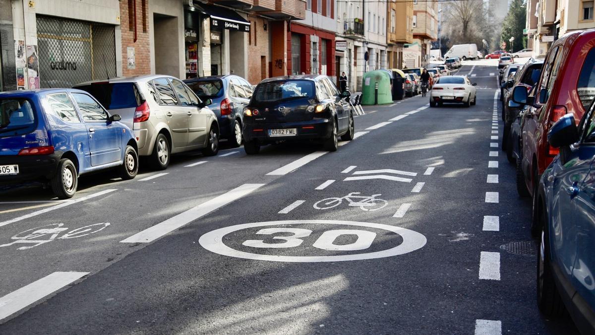 Zona de calmado de tráfico en Vitoria-Gasteiz PILAR BARCO