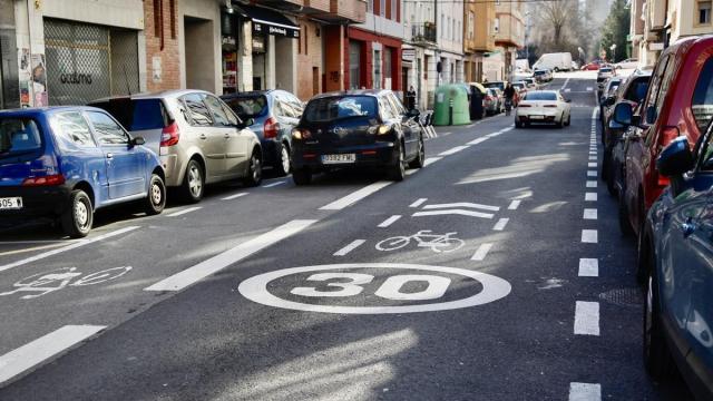 Zona de calmado de tráfico en Vitoria-Gasteiz PILAR BARCO