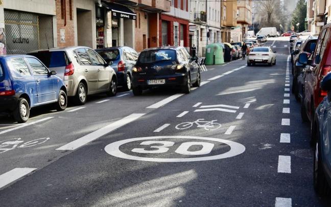 Zona de calmado de tráfico en Vitoria-Gasteiz PILAR BARCO