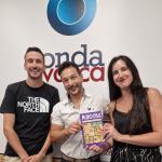 Oier Atxalandabaso, el neuropsicólogo Gorka Antón e Iranzu Calvo