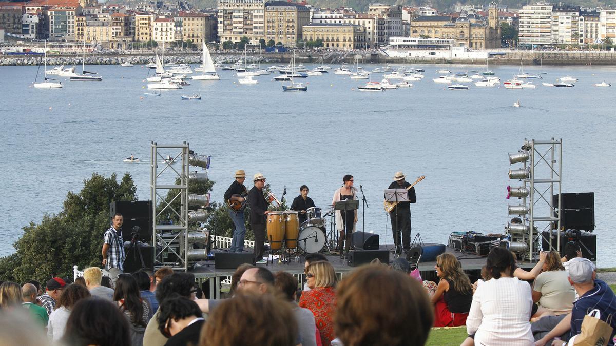 El festival Musika Parkean durante una de sus antiguas ediciones. Ainara Garcia