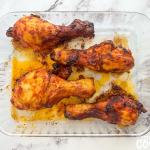 Muslos de pollo marinados