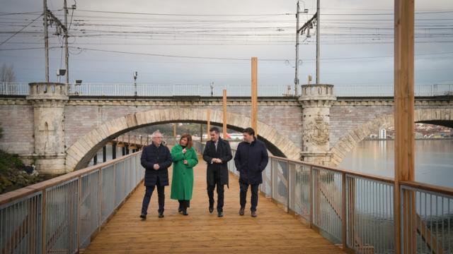 Inauguración de la pasarela Pierre Loti