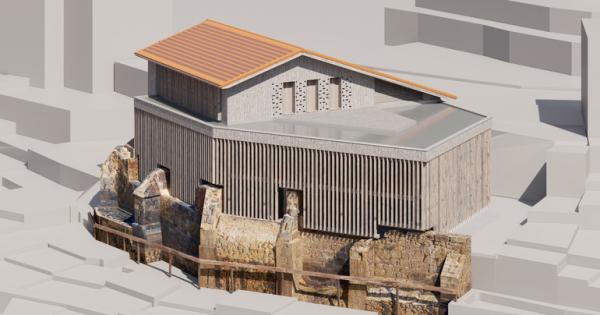 Recreación de la futura Ekoetxea ubicada en Añana. Fotos: Gobierno Vasco