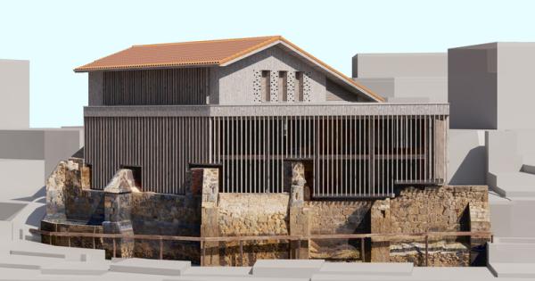 Recreación de la futura Ekoetxea ubicada en Añana. Fotos: Gobierno Vasco