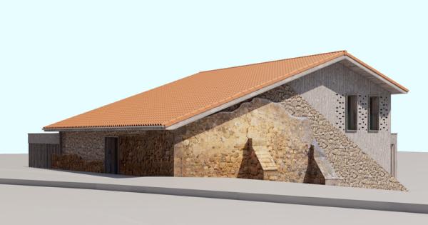 Recreación de la futura Ekoetxea ubicada en Añana. Fotos: Gobierno Vasco