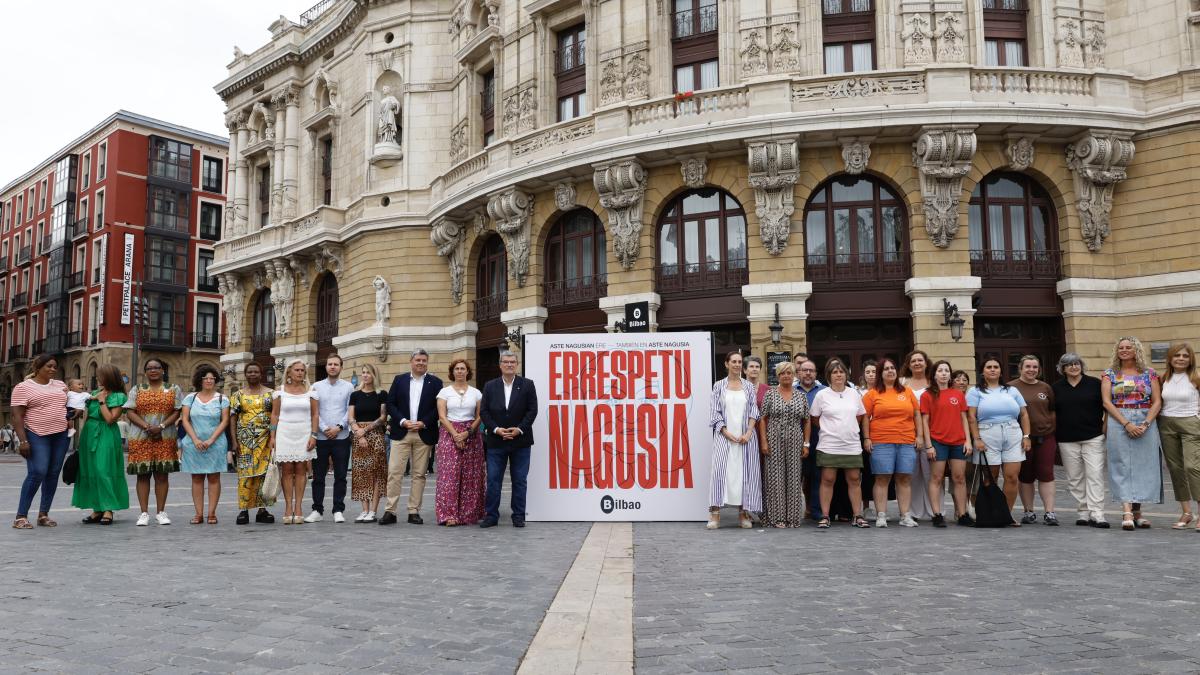 Bilbao amplía su campaña en Aste Nagusia contra las agresiones sexistas a las racistas y LGTBIQ | Bilbao Udala