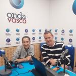 Naiara García de Andoin en los estudios de ONDA VASCA