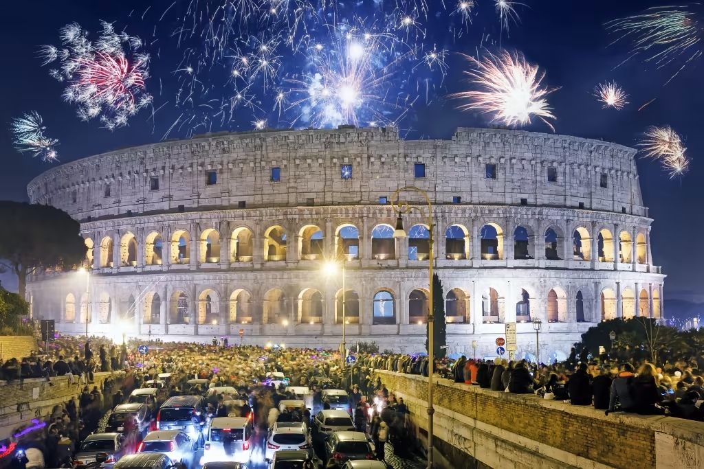 Celebración de fin de año en el Coliseo