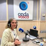 Nerea Kortajarena en los estudios de ONDA VASCA