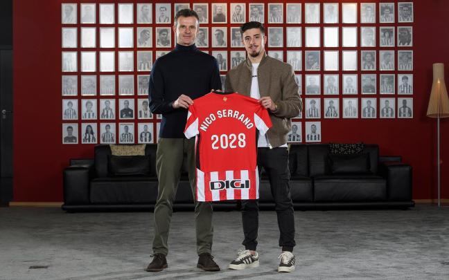 Nico Serrano renueva hasta el 2028 / Athletic Club Nico Serrano renueva hasta el 2028 / Athletic Club