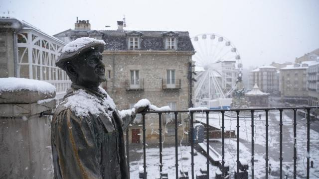 Vitoria bajo un manto blanco. Jorge Muñoz