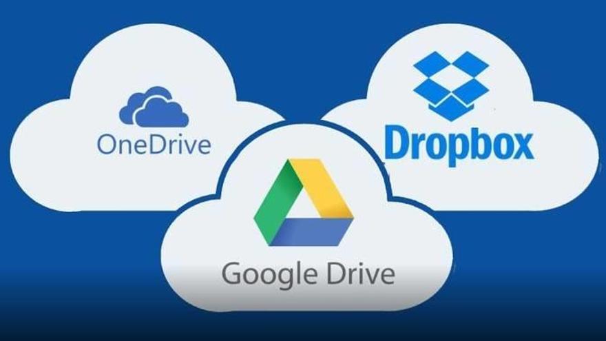 Diferentes aplicaciones "en la nube"