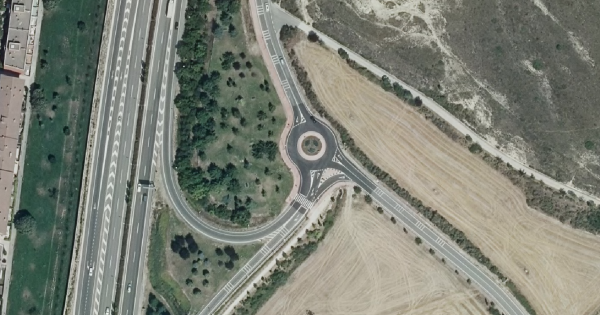 Imagen de la nueva glorieta de Badostain. Foto: Gobierno de Navarra