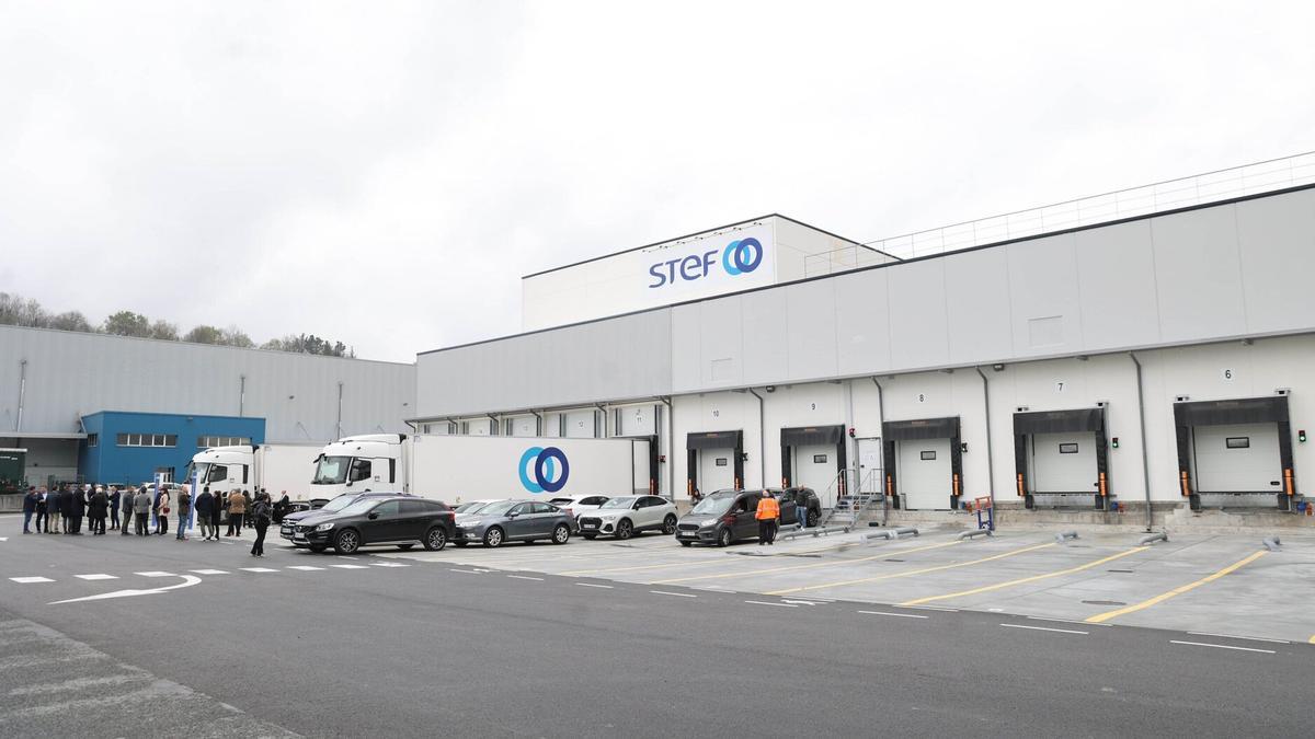 Nueva plataforma logística que ha inaugurado el grupo francés Stef en Oiartzun