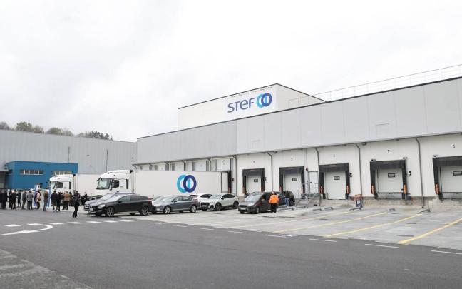 Nueva plataforma logística que ha inaugurado el grupo francés Stef en Oiartzun