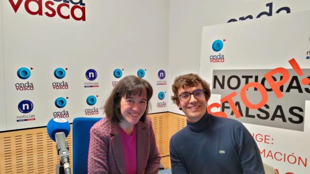 Nuria Gisbert, Directora General de CIC energiGUNE con Iñigo Careaga 