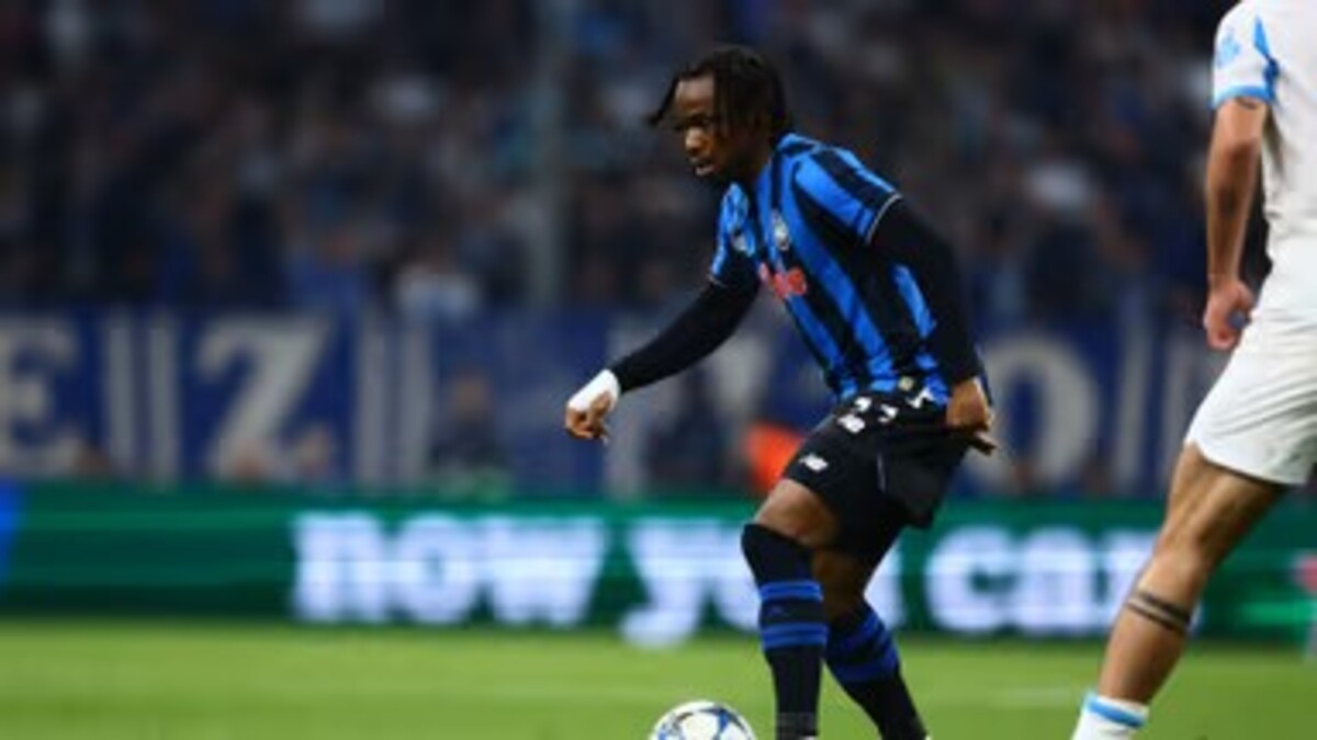 El nigeriano Ademola Lookman es la gran amenaza italiana para el Athletic en Bérgamo. / ATALANTA BC