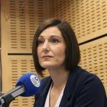 Oihane Agirregoitia, europarlamentaria del PNV en los estudios de ONDA VASCA