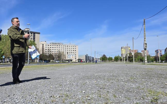 Jon Andoni Uria, concejal de Obras y Servicios en la explanada de Ansio | Barakaldoko Udala Jon Andoni Uria, concejal de Obras y Servicios en la explanada de Ansio | Barakaldoko Udala