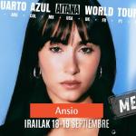 Metro Bilbao reforzará su servicio desde Ansio al terminar los conciertos de Aitana en el BEC de Barakaldo