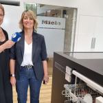 Sandra Gardiazabal manager de Miele en Bilbao nos descubre las numerosas posibilidades de los lavavajillas Miele | ONDA VASCA