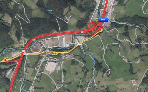 Lugar del accidente | Fuente: x.com/trafikoaEJGV