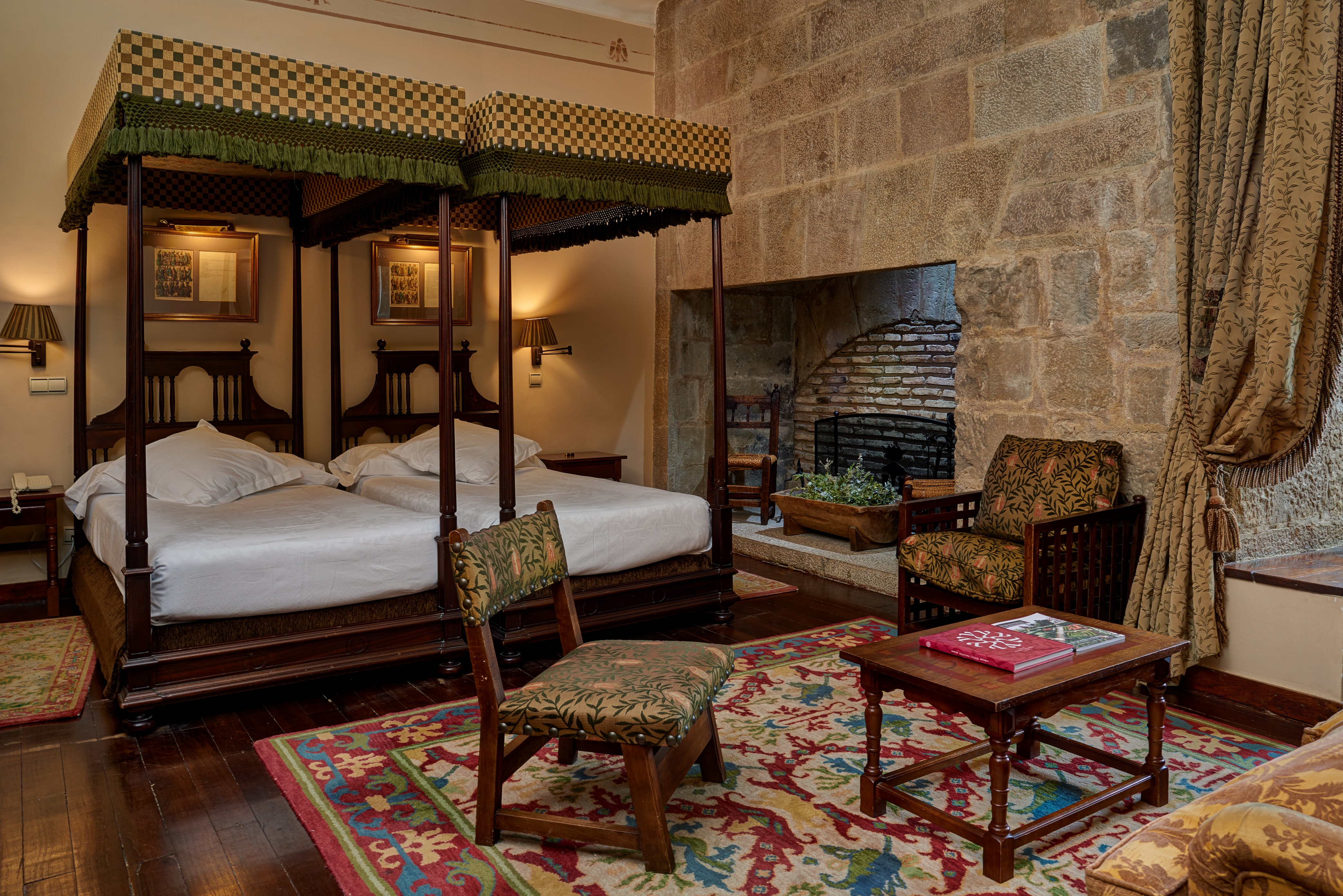 Aspecto actual de una de las habitaciones. Foto: Paradores Aspecto actual de una de las habitaciones. Foto: Paradores