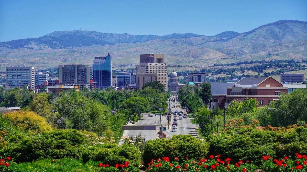 La ciudad de Boise en Idaho, tiene la diáspora vasca actual más grande en EE. UU. Foto por Click Sluice